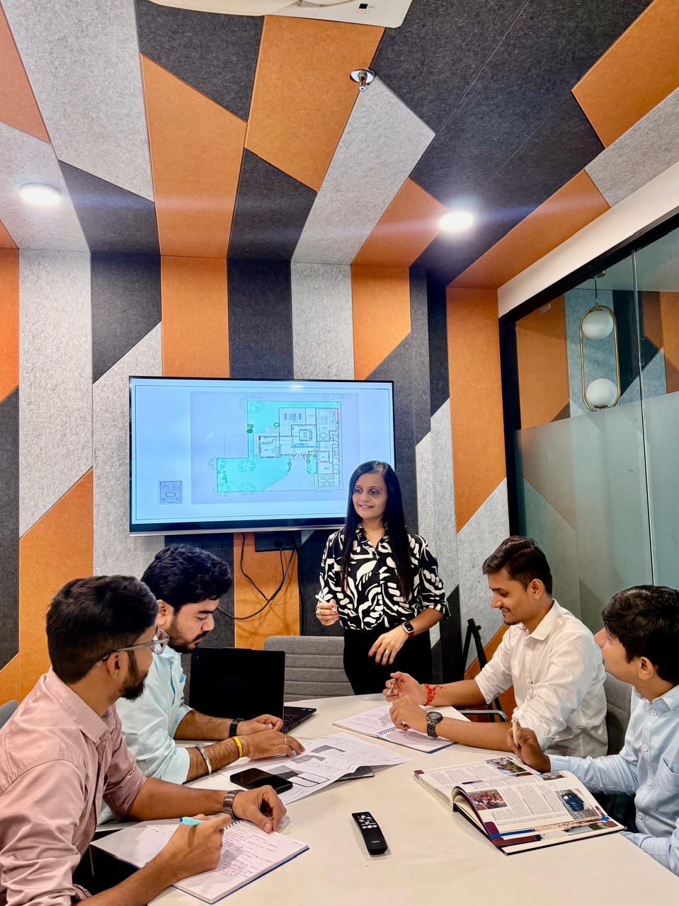 JDS Designs team collaborating in the studio
